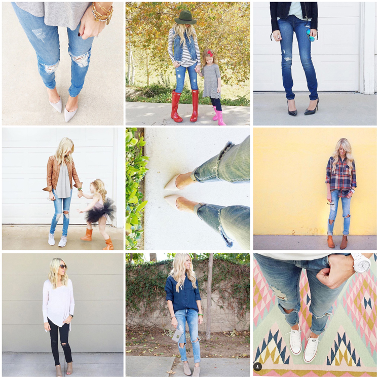 distressed denim