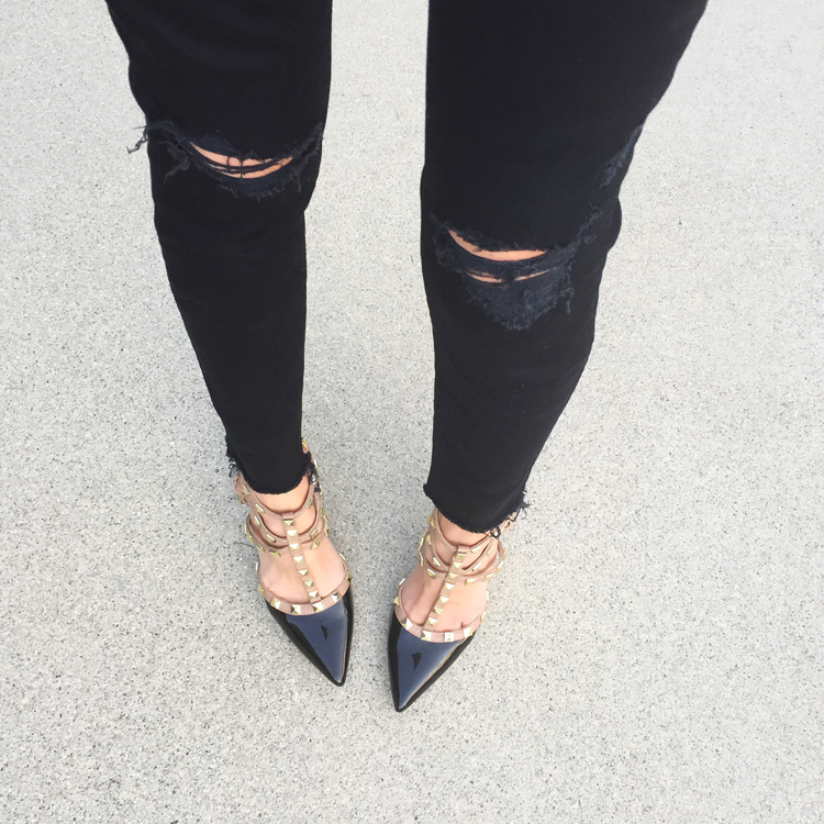 black denim