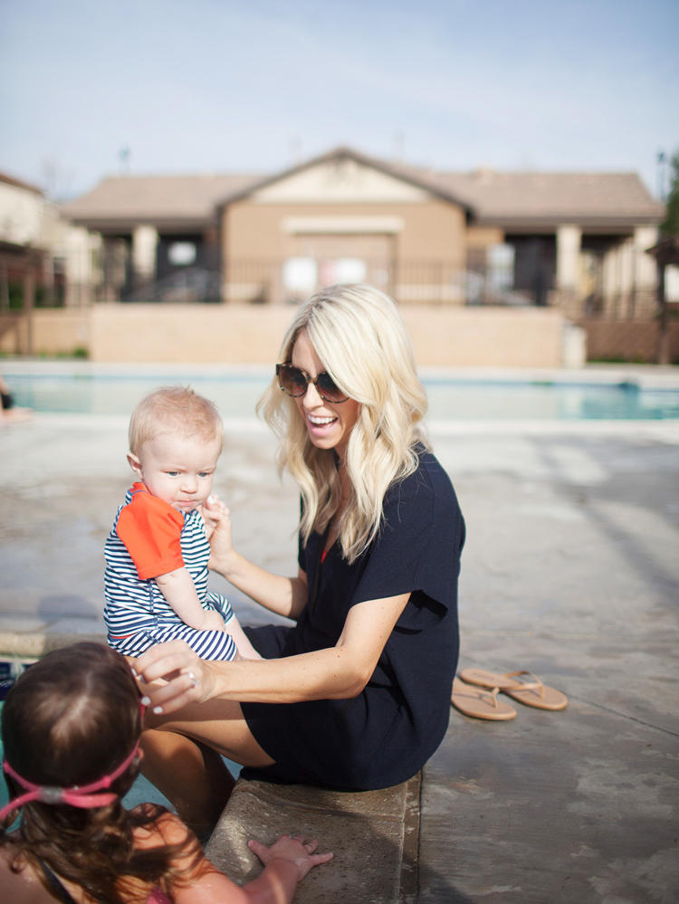 poolside.