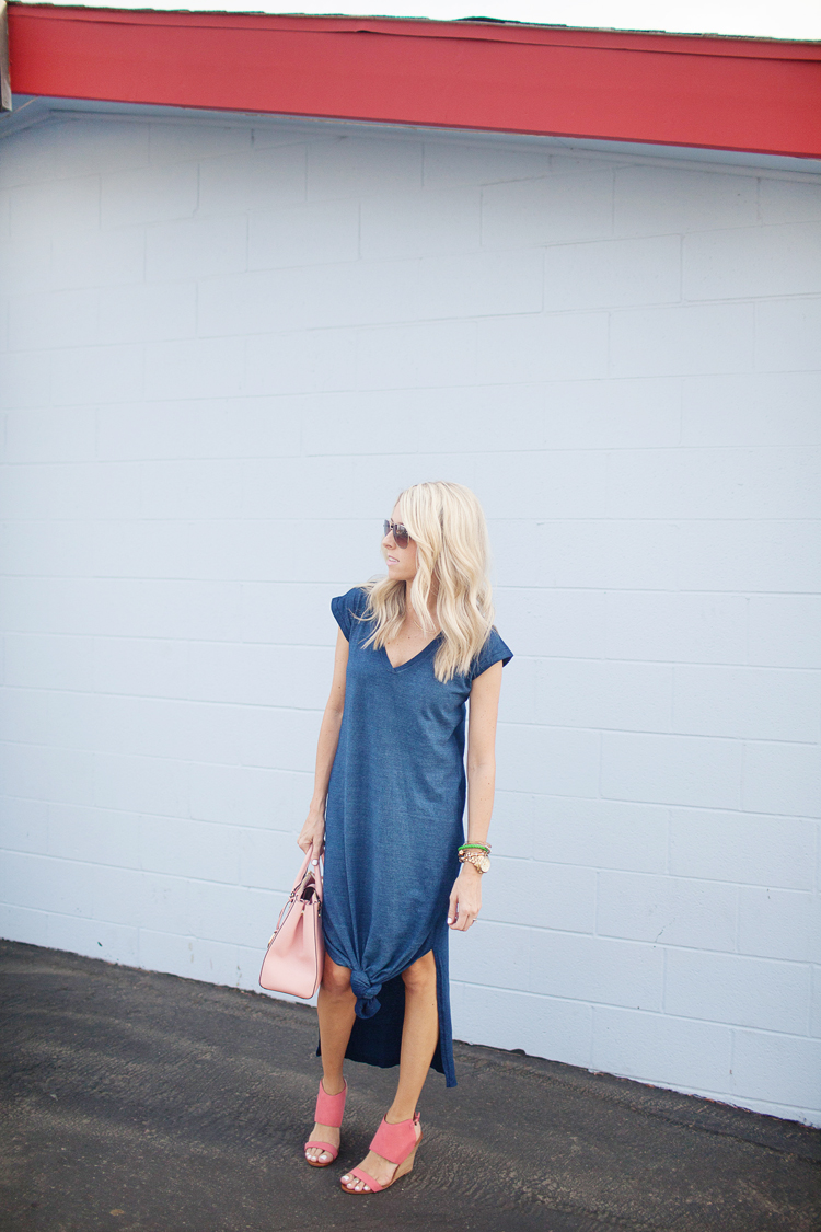 anthropologie tshirt dress.