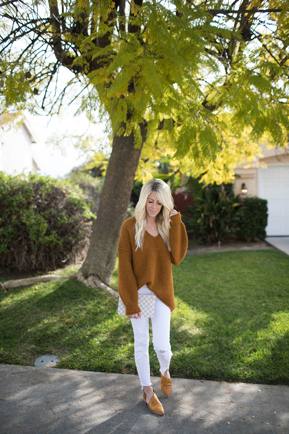 Kailee Wright_Burnt Orange Sweater