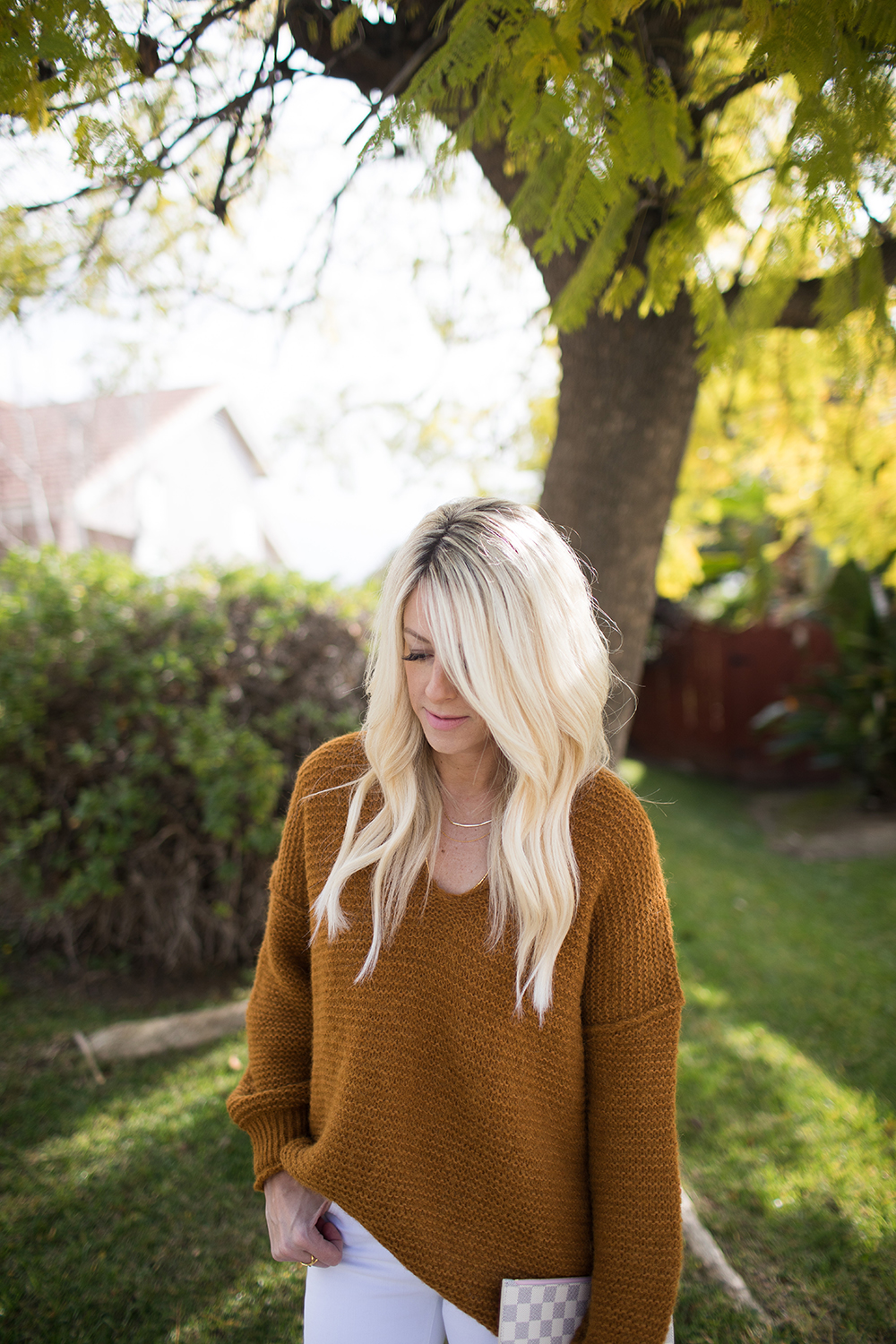 Kailee Wright_Burnt Orange Sweater