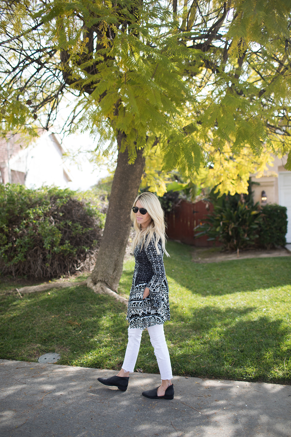 Kailee Wright_FP Black Pattern Dress