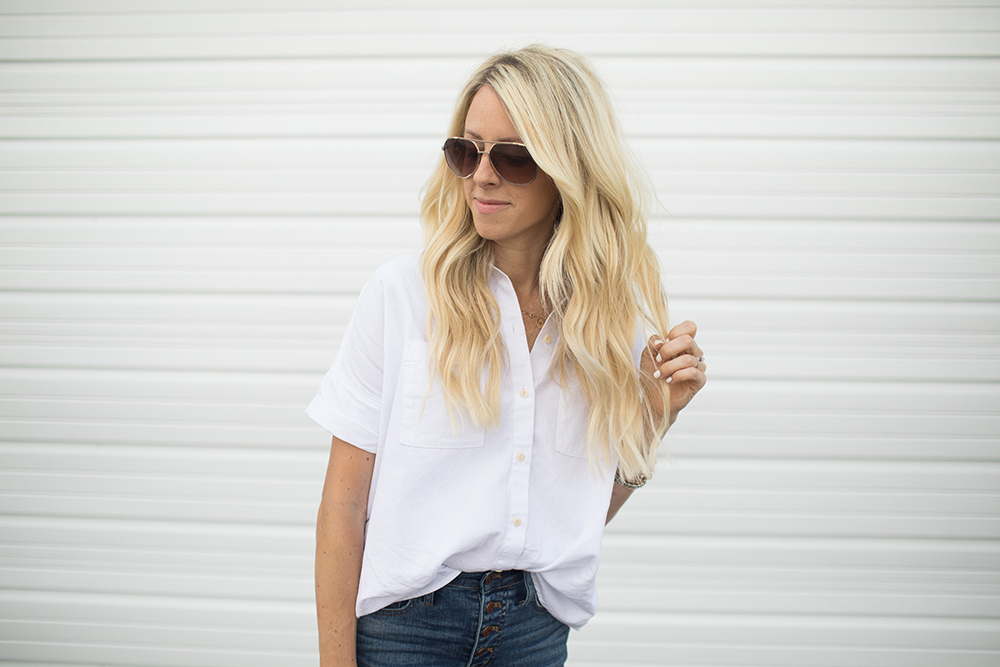 Kailee Wright_Madewell White Button Up