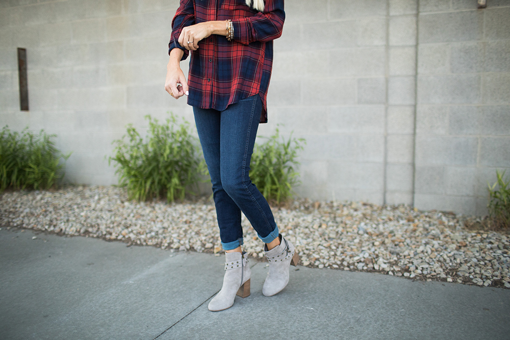 Kailee Wright_Nordstrom Anniversary Sale_Red Plaid Top