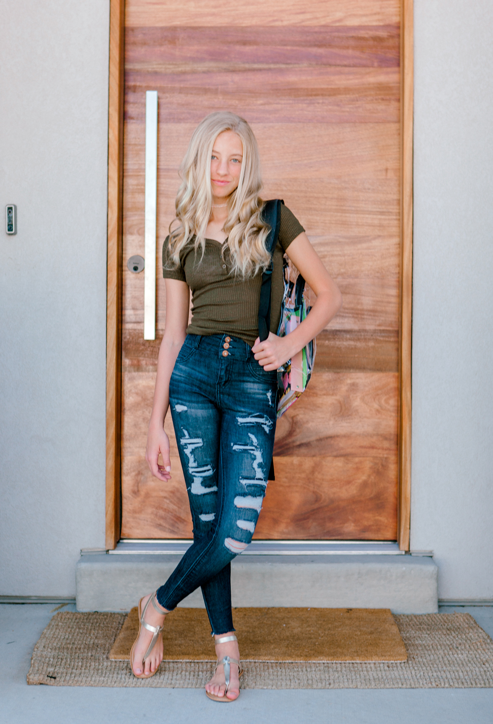 Kailee Wright Walmart back to school on a budget