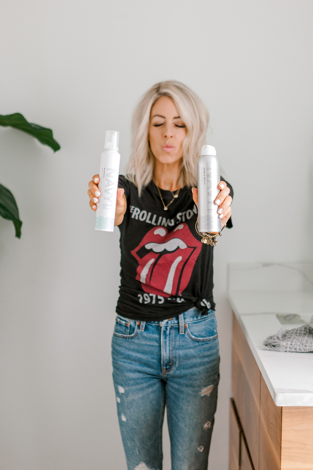 Kailee Wright Navy hair care