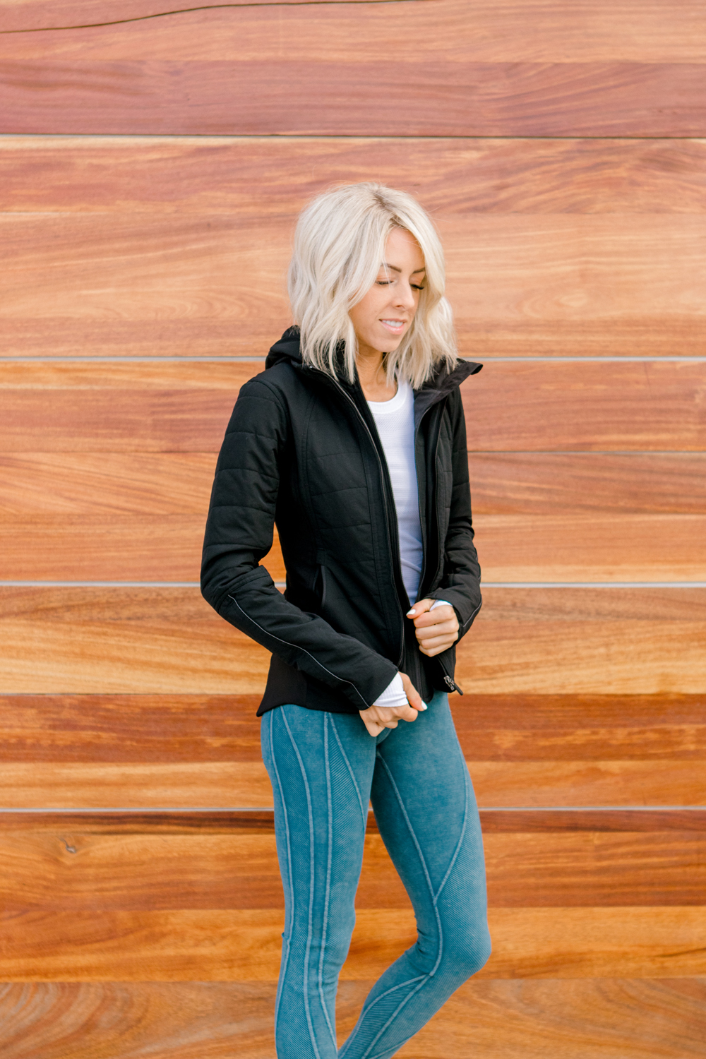 kailee wright Lululemon workout layers