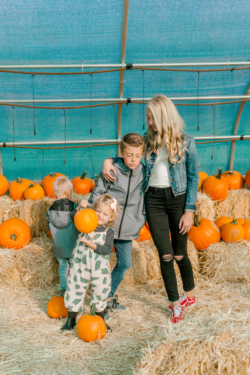 Kailee Wright Nordstrom kids pumpkin patch