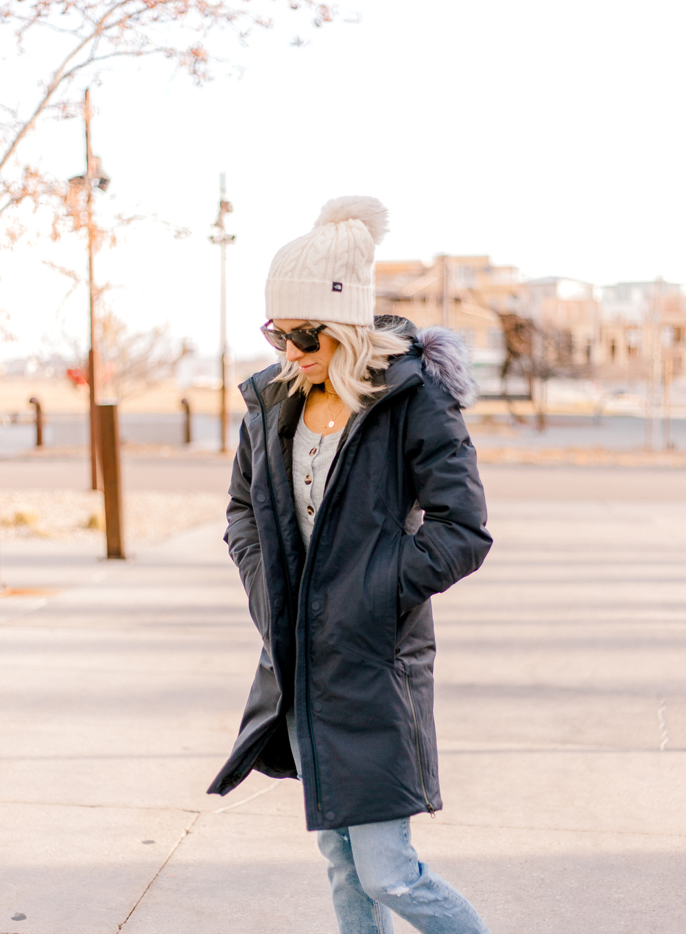 Kailee Wright North Face Coat