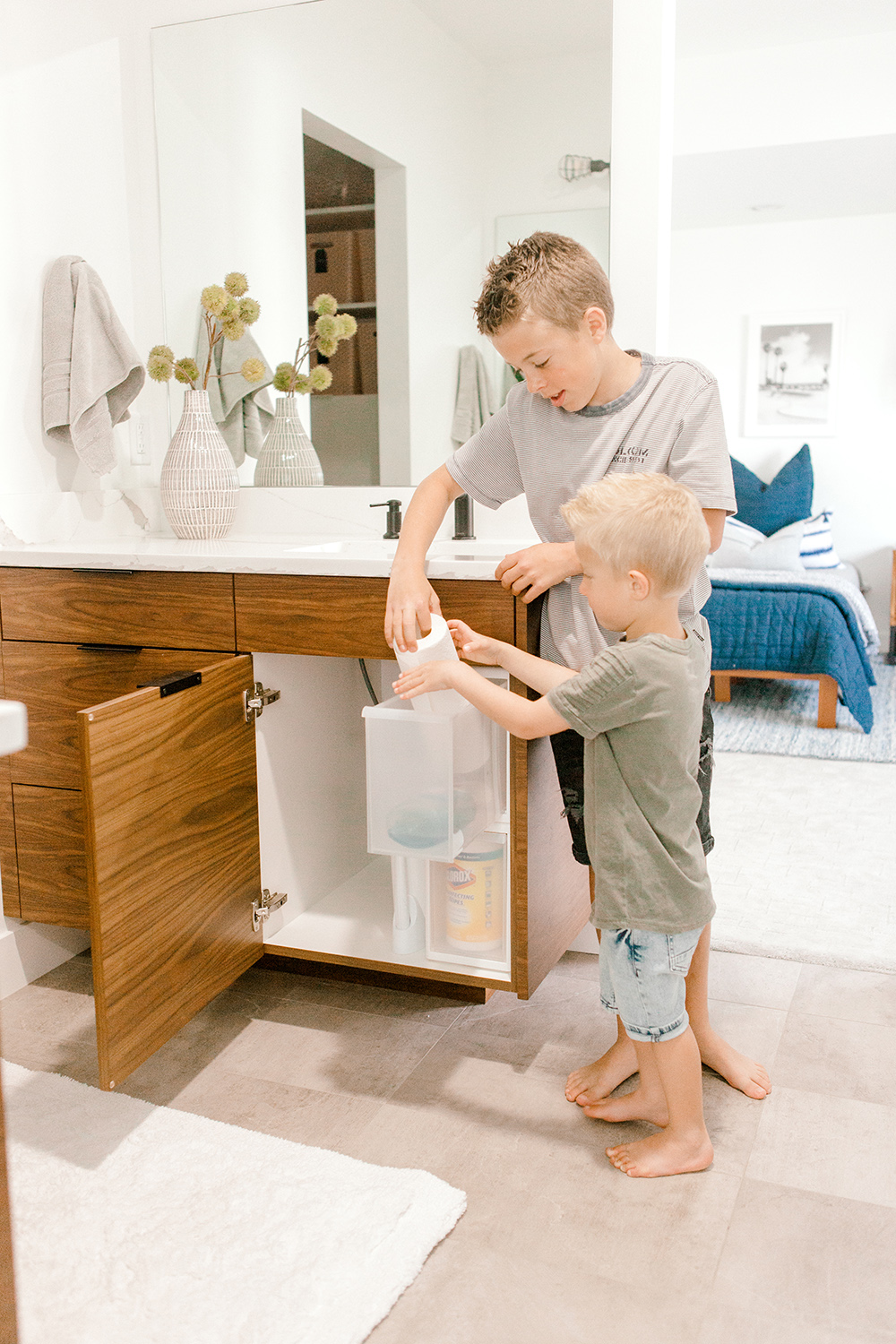 Kailee Wright Kids Bathroom container store