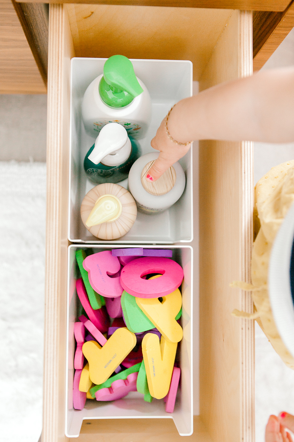Kailee Wright Kids Bathroom container store
