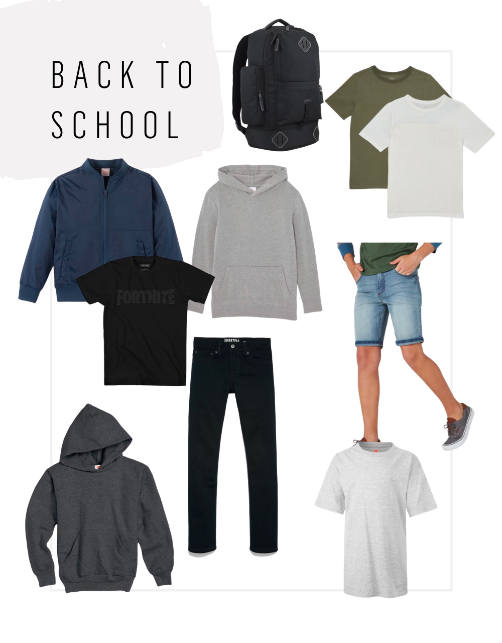 kailee wright walmart back to school clothes