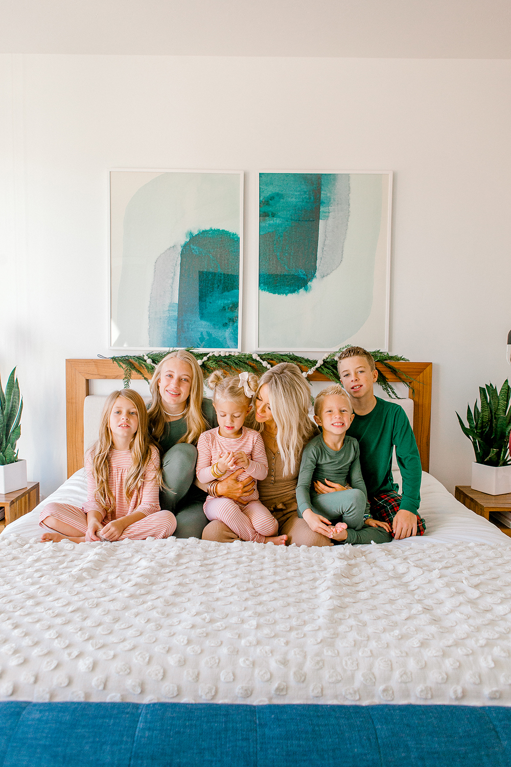 Kailee Wright family pajamas