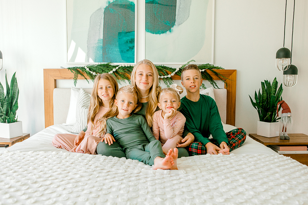 Kailee Wright family pajamas