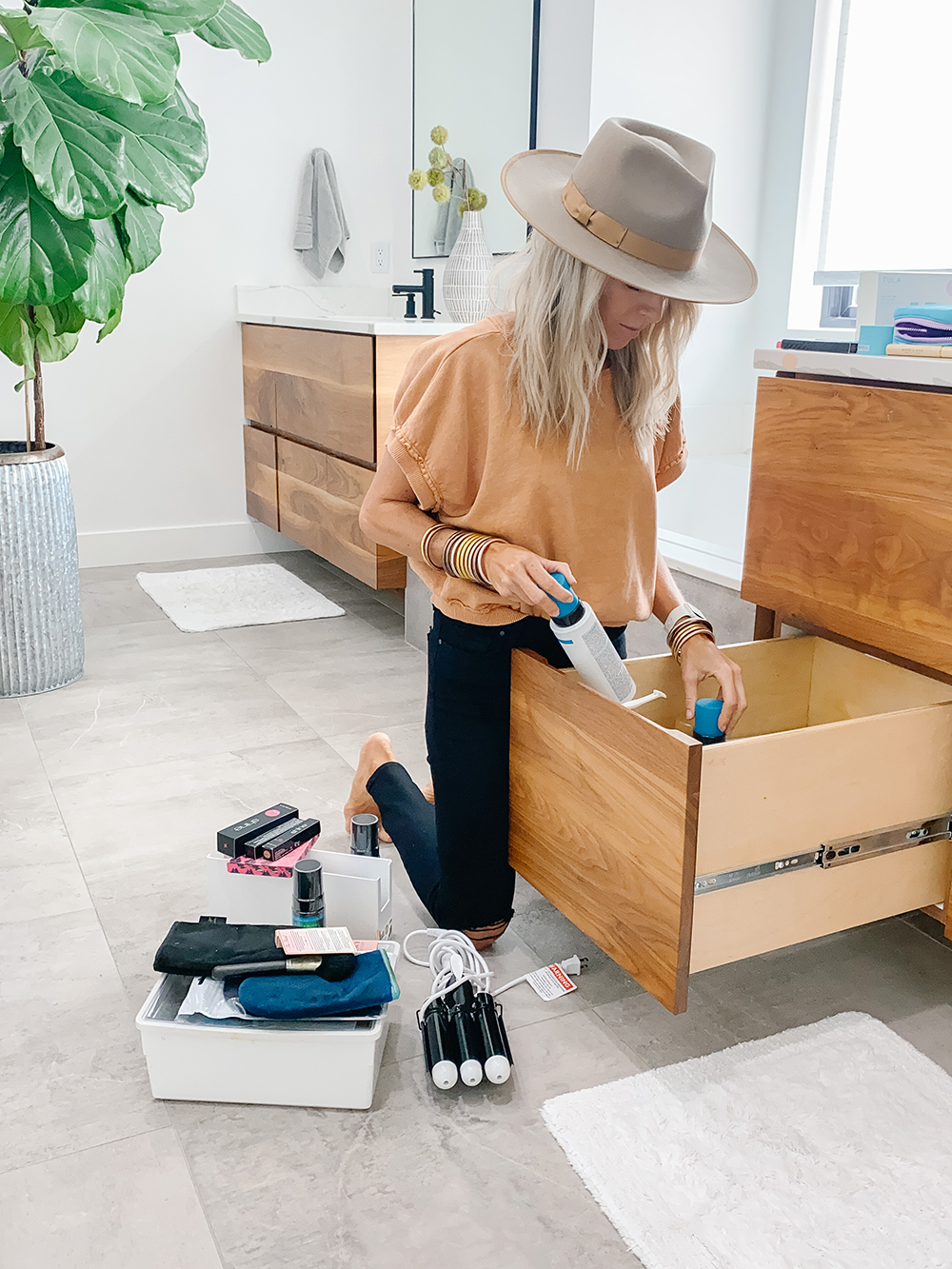 Kailee Wright spring clean your bathroom