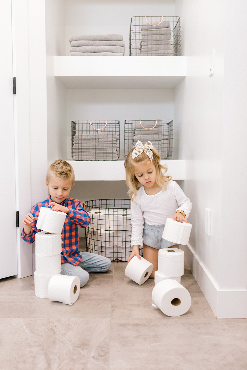 Kailee Wright Toilet paper wire baskets