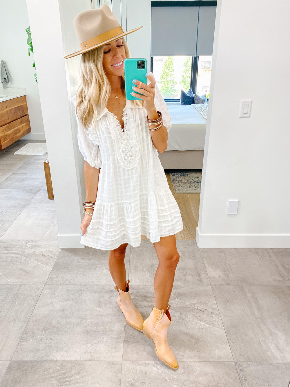 Free People white dresses