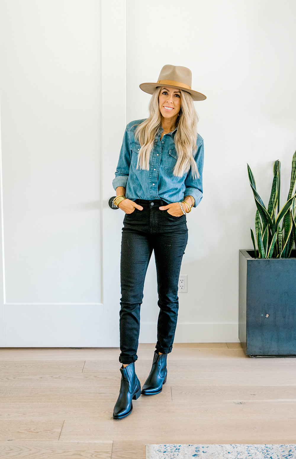 How to style black jeans Walmart Fashion