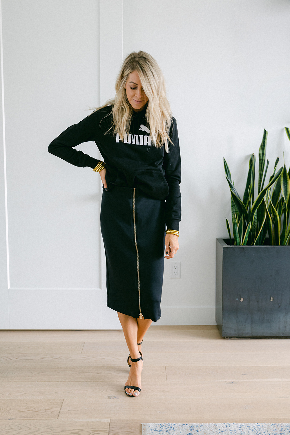 Kailee Wright JCP sweatshirt styled 3 ways